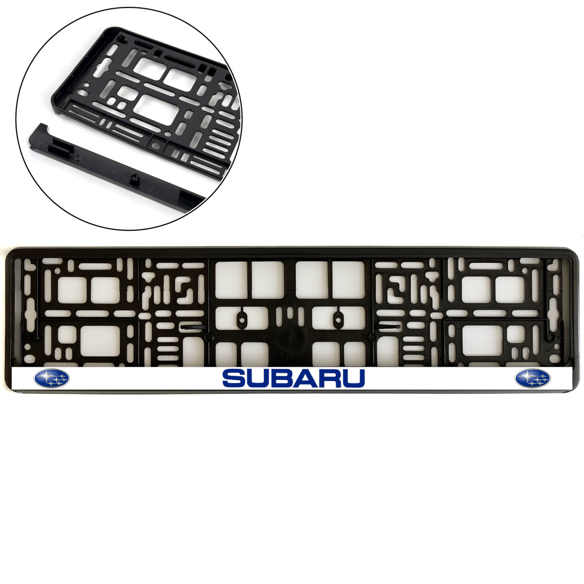 Рамка номера для Subaru Тип 3 Морозостояча Кольоровий Логотип (Avtovin), фото 1