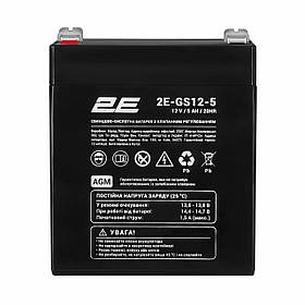 2E Акумуляторна батарея GS, 12В, 5А•год, AGM