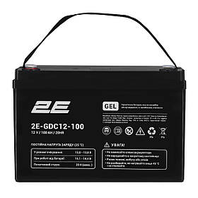2E Акумуляторна батарея GDC, 12В, 100А•год, GEL
