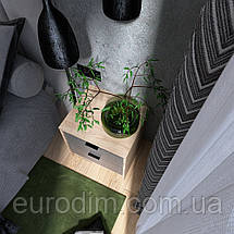 Тумба приліжкова Еверест Сіті-450 45,2х38х44,2 см Дуб сонома/Графіт (DTM-071089), фото 4