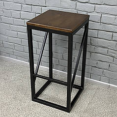 Барний стілець з дерев'яним сидінням (380425)