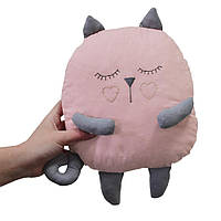 Подушка іграшка Кішечка рожева ТМ ПРОВАНС