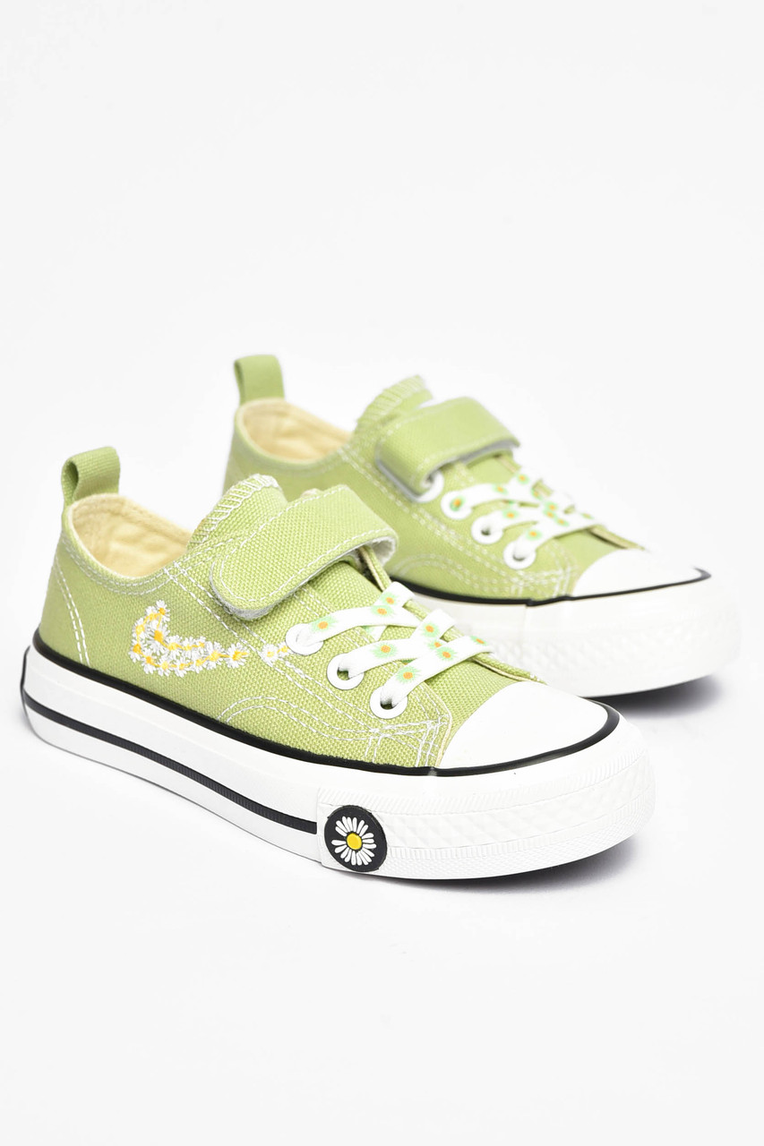 Кеди дитячі м'ятного кольору текстиль 200992T Безкоштовна доставка, фото 1