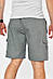 Шорти чоловічі однотонні сірого кольору р.3XL 200202M, фото 3