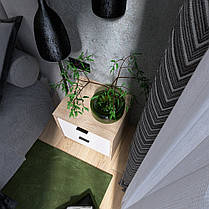 Тумба приліжкова Еверест Сіті-450 45,2х38х44,2 см Дуб сонома/Білий (DTM-071090), фото 4