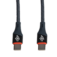 Кабель (шнур) для Apple IPhone 15 LP Type-C to Type-C 5A 65W зі швидкою зарядкою (QC) 1м C201MCI