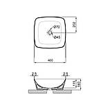 Раковина-чаша Qtap Kolibri 400х400х140 мм White QT10116303W, фото 2
