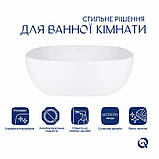 Раковина-чаша Qtap Kolibri 400х400х140 мм White QT10116303W, фото 3