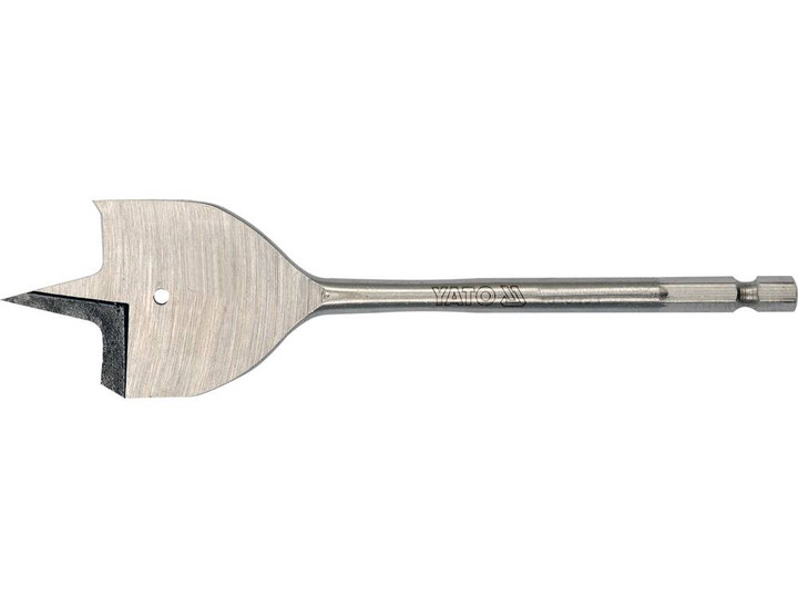 Свердло плоске по дереву з шестигранним хвостовиком 1/4" YATO 24 х 152 мм YT-3246