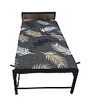 Розкладачка з матрацом Ортопедична розкладачка Розкладачка ліжко для дачі, фото 2