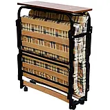 Розкладачка ортопедична розкладне ліжко на ламелях з матрацом Ліжко-тумба Венеція Люкс, фото 2