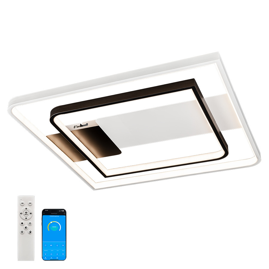 Люстра квадратна Led 64W з пультом до 18 м2 (7871022), фото 1