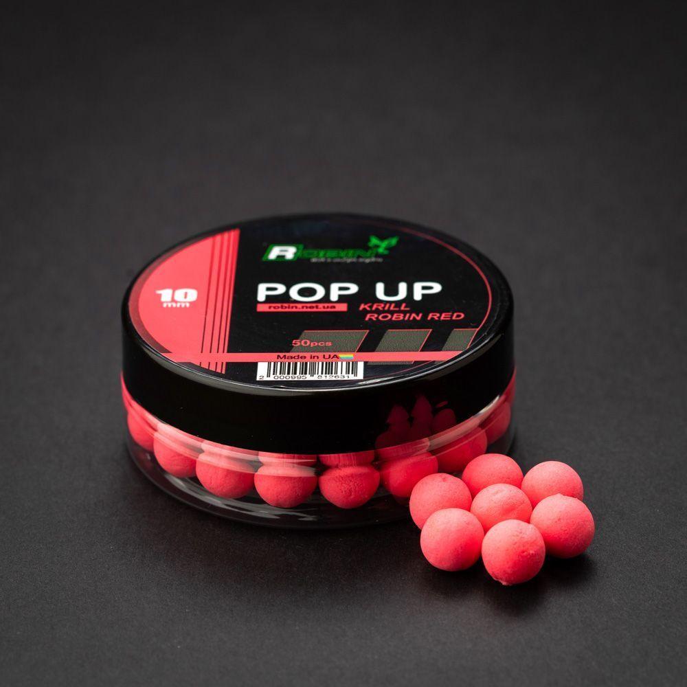 Бойли pop-ups Robin Premium Krill-Robin Red 10 мм