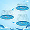 Водяний килимок-фонтан "Райдуга" 170см / Надувний килимок з водою / Дитячий міні басейн з фонтаном, фото 4