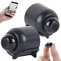 Міні Wi-Fi камера X5 Mini (комплект 2шт) з віддаленим доступом та нічною зйомкою 1080P / Портативна вайфай камера