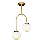 Світильник для спальні 7529826-2 BRZ+WH, фото 2