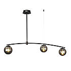 Яскрава стельова люстра 7529827-3 BK+BK, фото 2