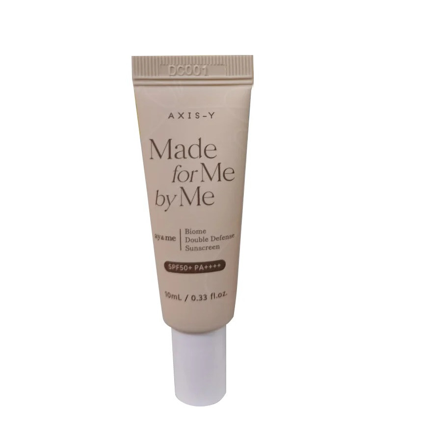 Сонцезахисний крем Axis-Y Biome Double Defense Sunscreen SPF50+ PA++++ 10 мл