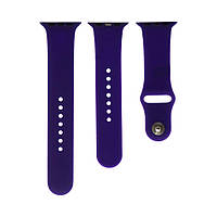 Ремешок для Apple Watch 42/44/45/49 mm Apple Band силиконовый с застежкой China Red