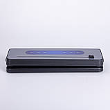 Вакууматор побутовий для сухих і вологих продуктів сенсорний вакуумний пакувальник із вбудованим різаком, фото 6