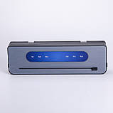 Вакууматор побутовий для сухих і вологих продуктів сенсорний вакуумний пакувальник із вбудованим різаком, фото 7