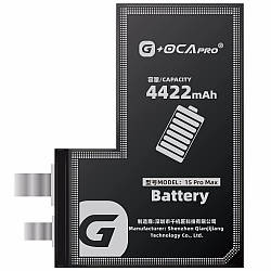 Акумулятор iPhone 15 Pro Max 4422mAh, без контролера, оригінал PRC G+OCA PRo