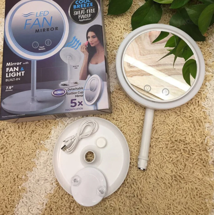Дзеркало з підсвіткою і вентилятором Beauty Breeze Mirror SV227