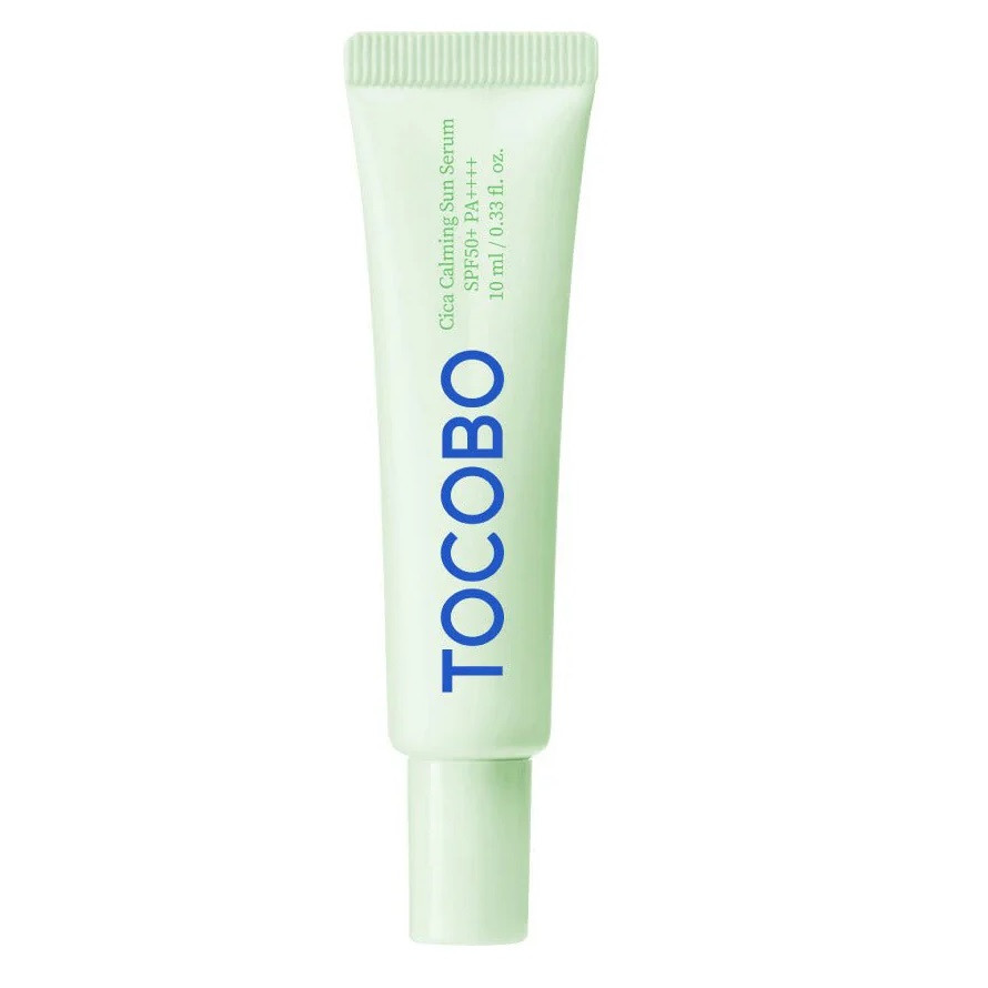 Заспокійлива сонцезахисна сироватка Tocobo Cica Calming Sun Serum SPF50 PA++++ мініатюра 10 мл.