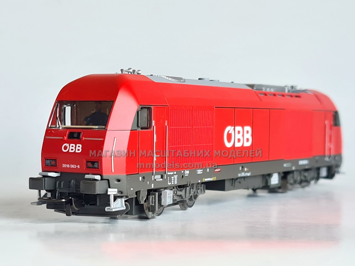 Модель тепловоз серії 2016 Herkules, належнiсть QBB, масштабу 1:87, H0