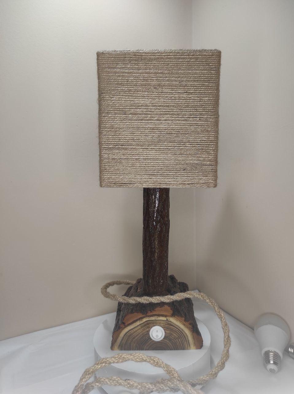 Настільна лампа в стилі лофт Forest, колір натуральний