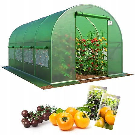 Парник, теплиця (400 x 250см) 10 m² Kontrast Польща, фото 1