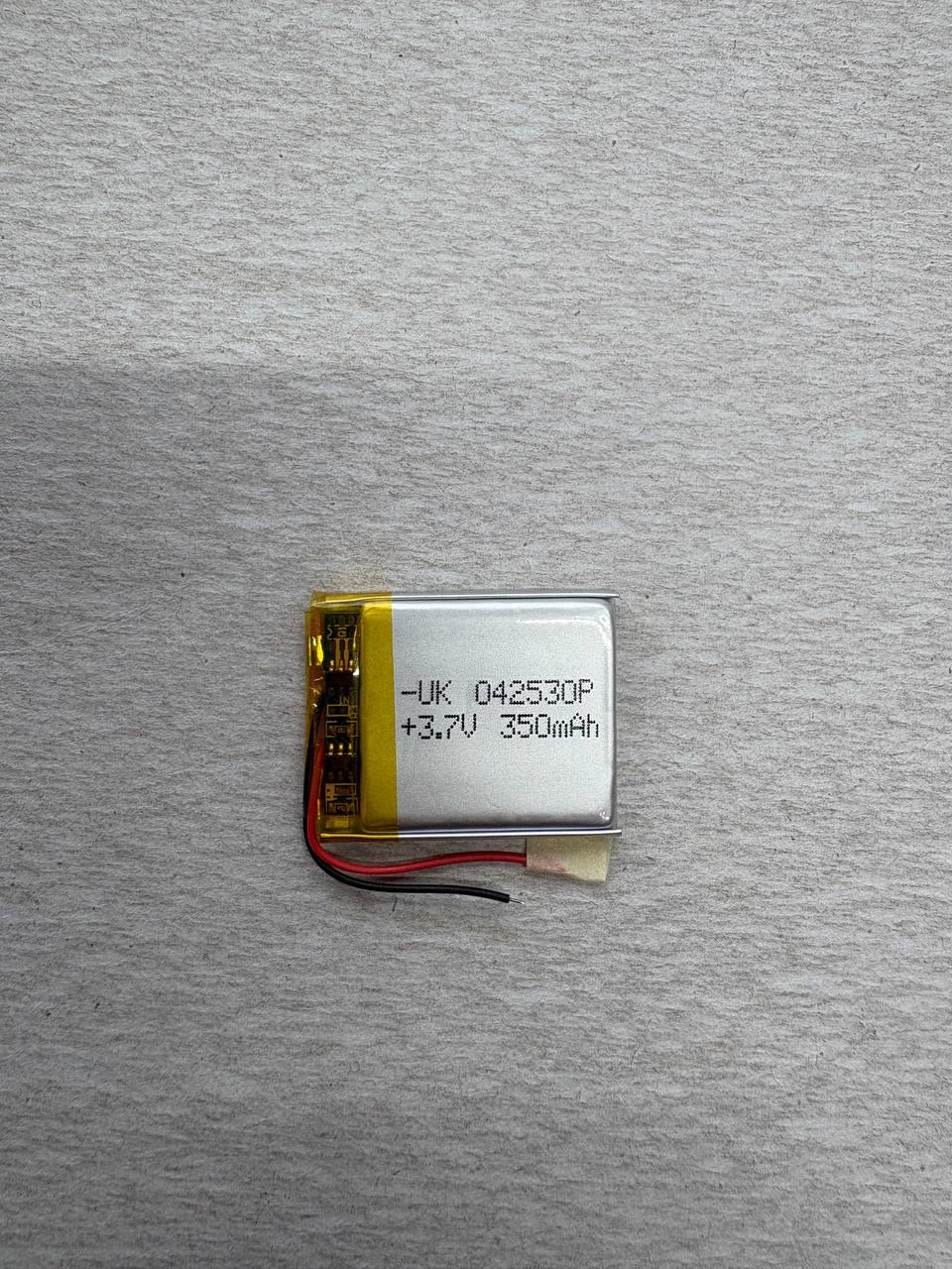 Акумулятор 042530P універсальний з контролером, 4 х 25 х 32 мм (350 mAh)