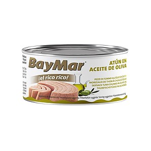 Тунець в оливковій олії BAY MAR Atun A.Oliva, 160 г