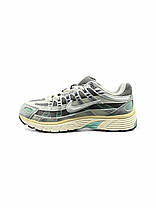 Жіночі кросівки Nike P-6000 Grey Green Найк П-6000 Сірі з зеленим замша текстиль демісезонні демісезонні, фото 4