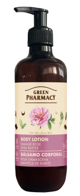 Лосьйон для тіла Green Pharmacy Дамаська троянда та масло ши 400 мл