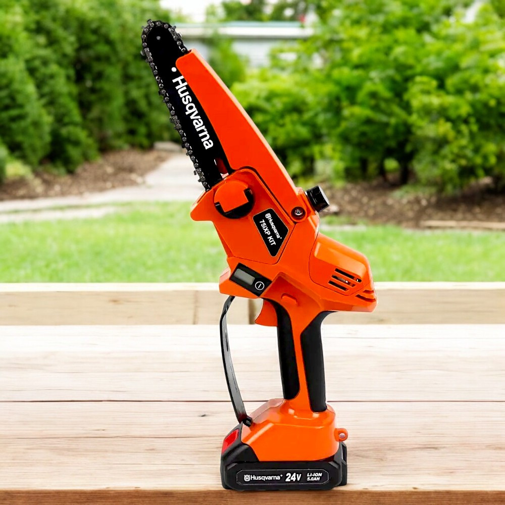 Акумуляторна ланцюгова пила Husqvarna 75iXP KIT 24V, 5 Аh Акумуляторний гілкоріз Міні-пила Хусквартна