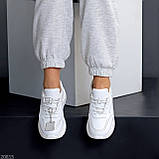 Жіночі шкіряні кросівки білі, жіночі кросівки натуральна шкіра, жіночі літні кросівки білі, фото 8