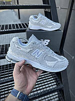 Кросівки New Balance 2002R Ньютон сірі стильні брендові кросівки для чоловіків із натуральною замшею
