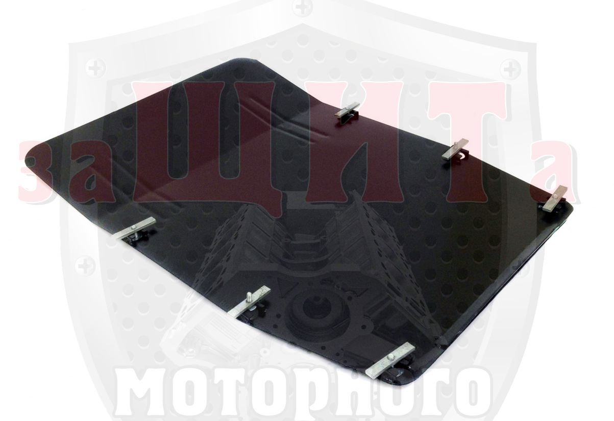 Захист двигуна Audi Q7 4L / Ауді Ку7 4L (2006–2015), арт. 033/2, сталь 2 мм, ЩИТ