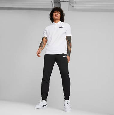Штани cпортивні чоловічі Puma ESS Logo Pants M Black, фото 5
