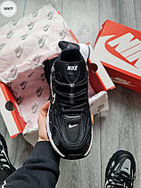 Чоловічі кросівки Nike P-6000 Black White Взуття Найк П-6000 Чорні з білим шкіра текстиль демісезонні, фото 3