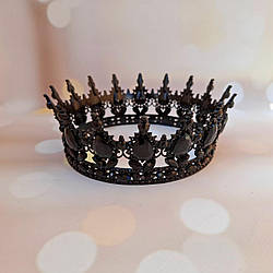 Корона на торт Чорна