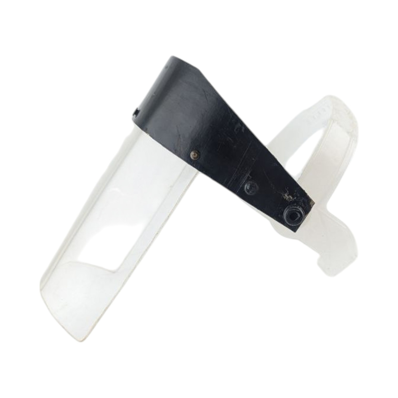 Захисний щиток НБТ з лінзою 17.5 см, 3 мм, біле кріплення, прозора маска, фото 1