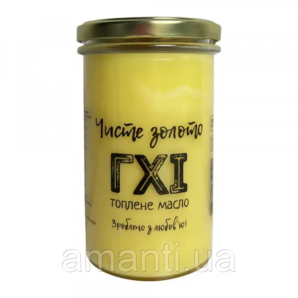 Масло ГХІ топлене Чисте золото 500 мл, фото 1