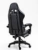 Ігрове геймерське крісло з підставкою для ніг Vecotti GT колір чорний, фото 4