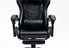 Ігрове геймерське крісло з підставкою для ніг Vecotti GT колір чорний, фото 8
