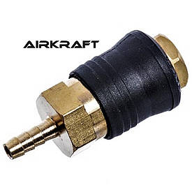 Швидкороз'ємний перехідник Airkraft Profi SE6-2SH «мамо» - штуцер 6мм