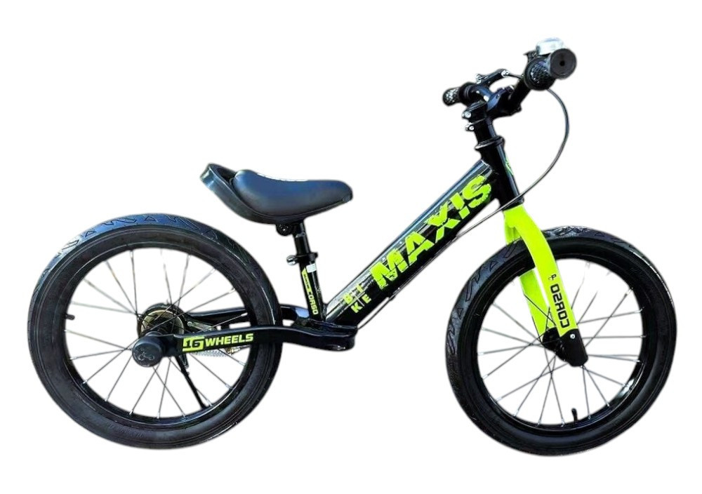 Велобіг (біговел) з надувними колесами 16 дюймів та ручним гальмом TM CORSO MAXIS арт. MX-71065, фото 1