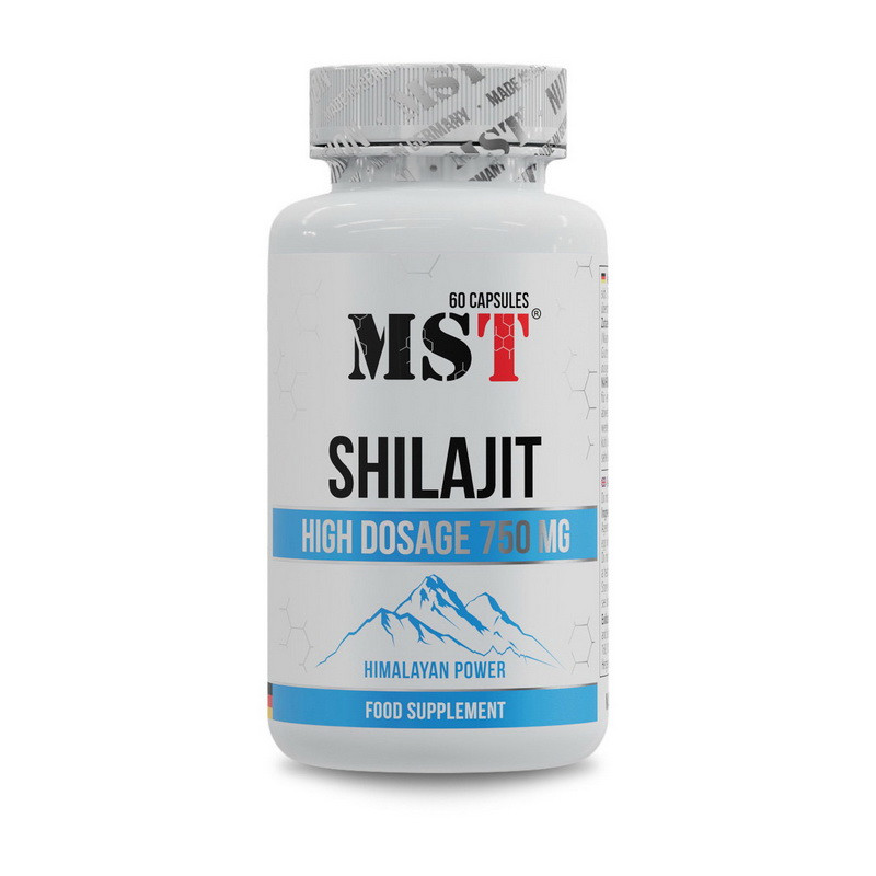 Шиладжит MST. Shilajit 750 mg (60 caps), фото 1