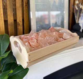 Кошик Greus з гімалайською сіллю 10 кг для лазні та сауни